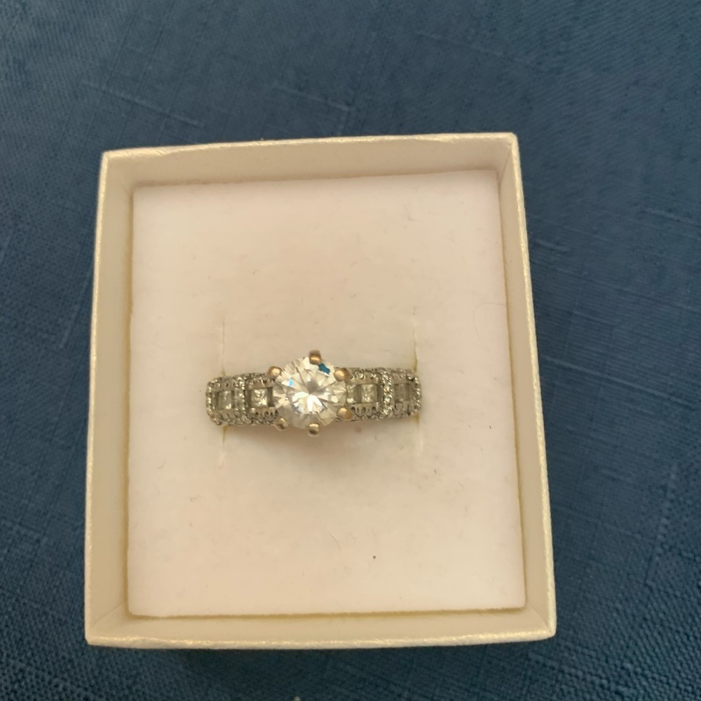 Stamped 925 Engagement Ring